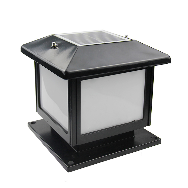 House-shaped Solar Pillar Lamp